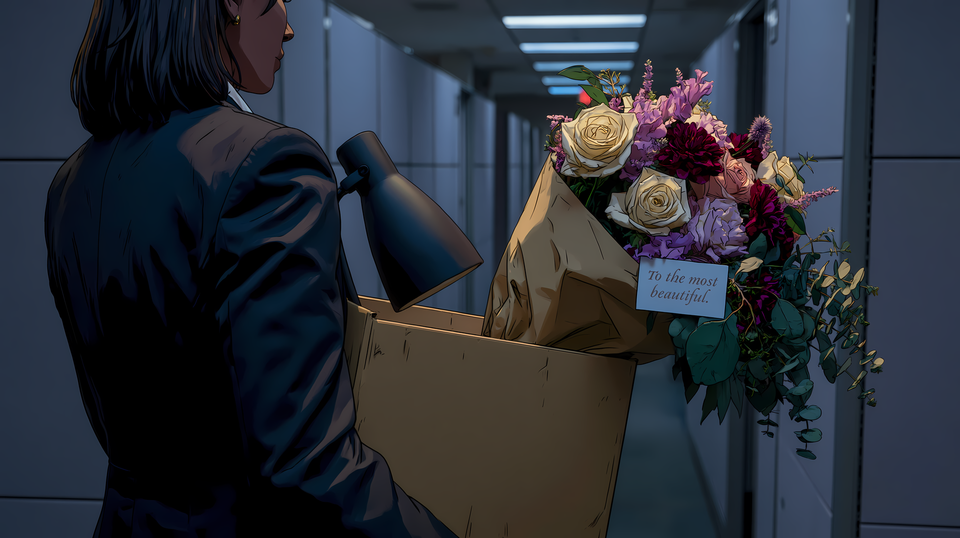 Cover illustration for Hired. Higher.