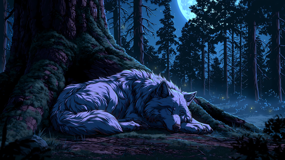 Cover illustration for Wolf. Out.