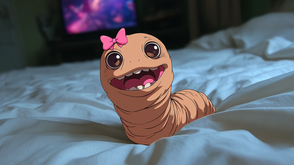 Cover illustration for Wormy History